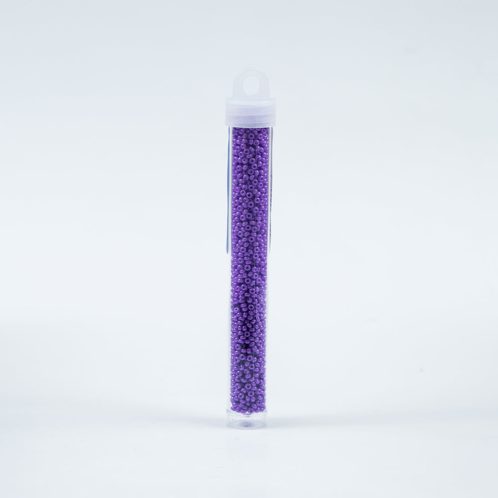 Violet Opaque Czech Seed Beads - Size 10 - Joann Fabrics