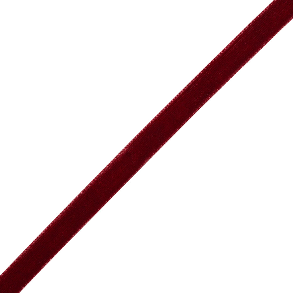 Double Faced Velvet Ribbon Made in Italy - 3/8