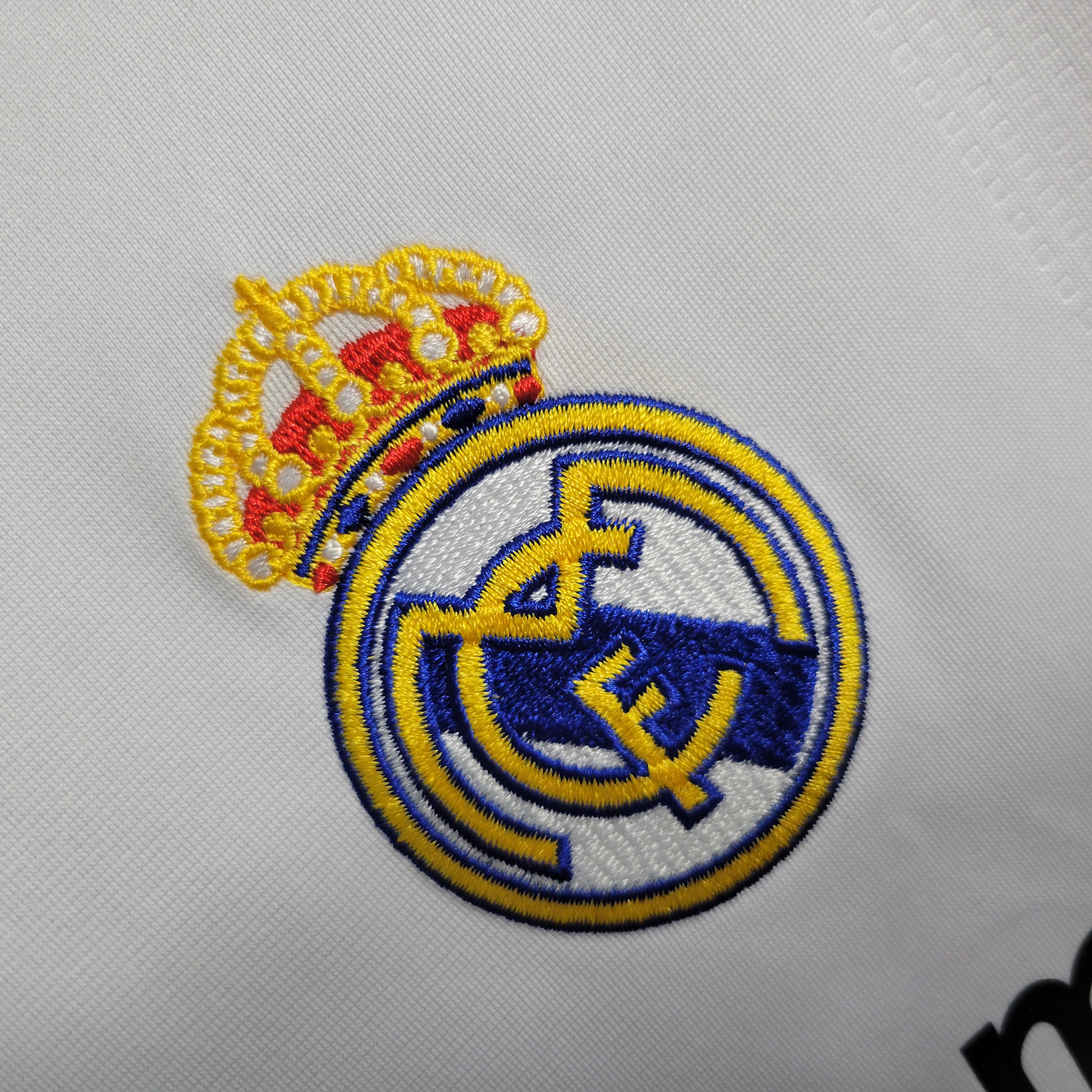 2009/2010 Retro Long Sleeve Real Madrid Home Soccer Jersey 1:1 Thai Quality