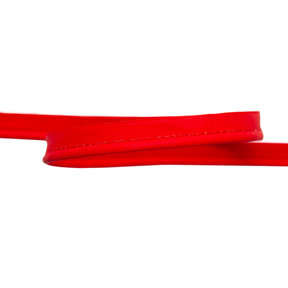 Italian Red Rubbery Cord with Lip - 0.375
