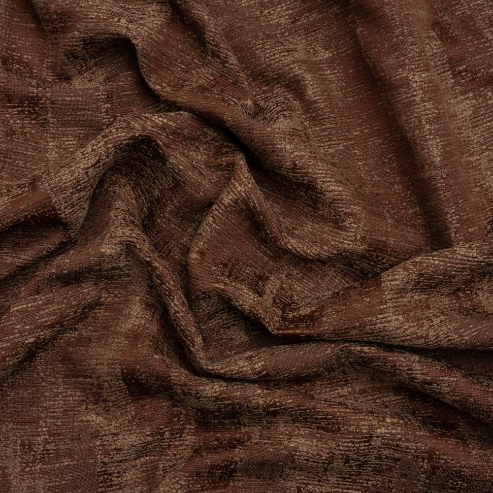 Abstract Textures Recycled Polyester and Cotton Drapery Jacquard - Paprika - British Imported - Joann Fabrics