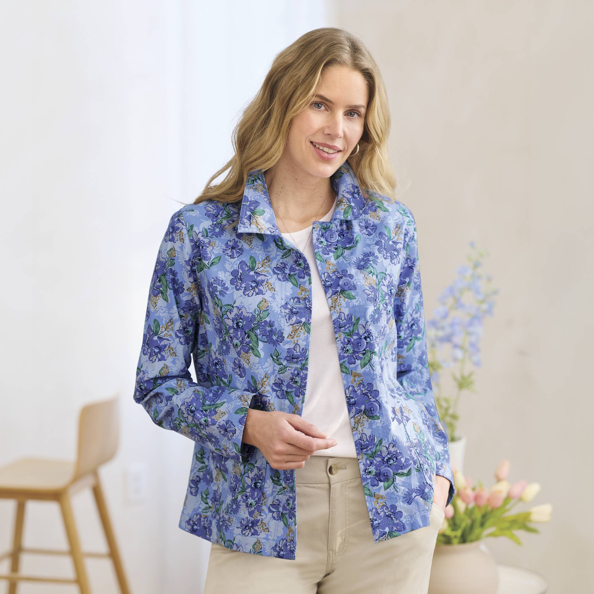 Print Patch Pocket Hamilton Twill Jacket - Northstyle Catalog