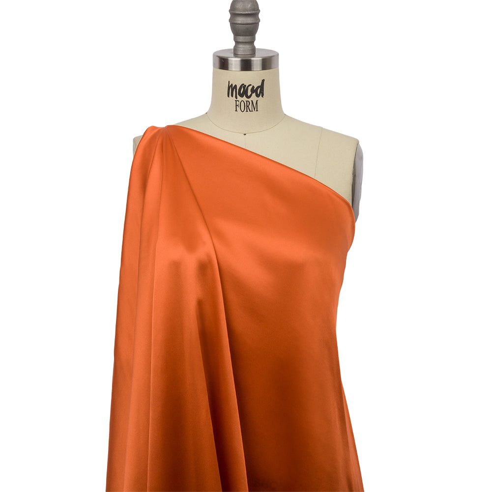 Stretch Silk Charmeuse - Burnt Orange - Premium Collection - Joann Fabrics
