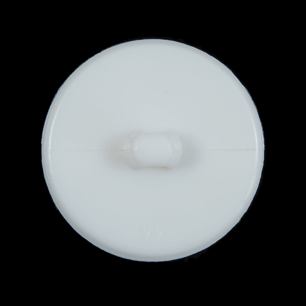 Italian White Floral Etched Shank Back Button - 44L/28mm - Joann Fabrics