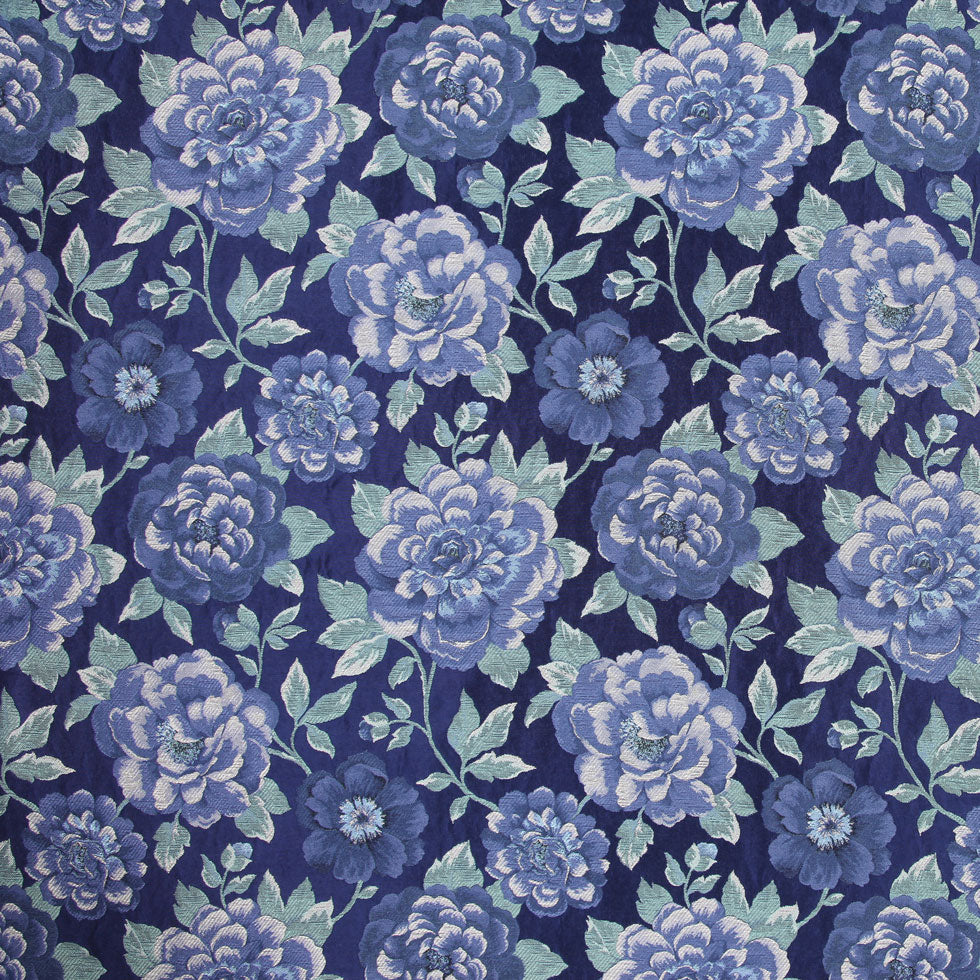 Marine/Sage/Beige Floral Woven - Joann Fabrics