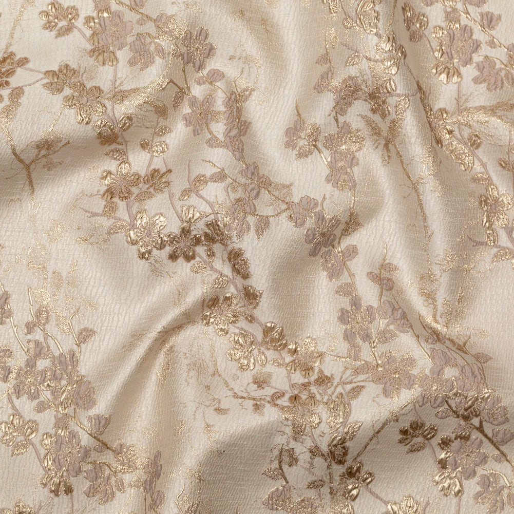 Metallic Gold Luxury Floral Brocade - Joann Fabrics