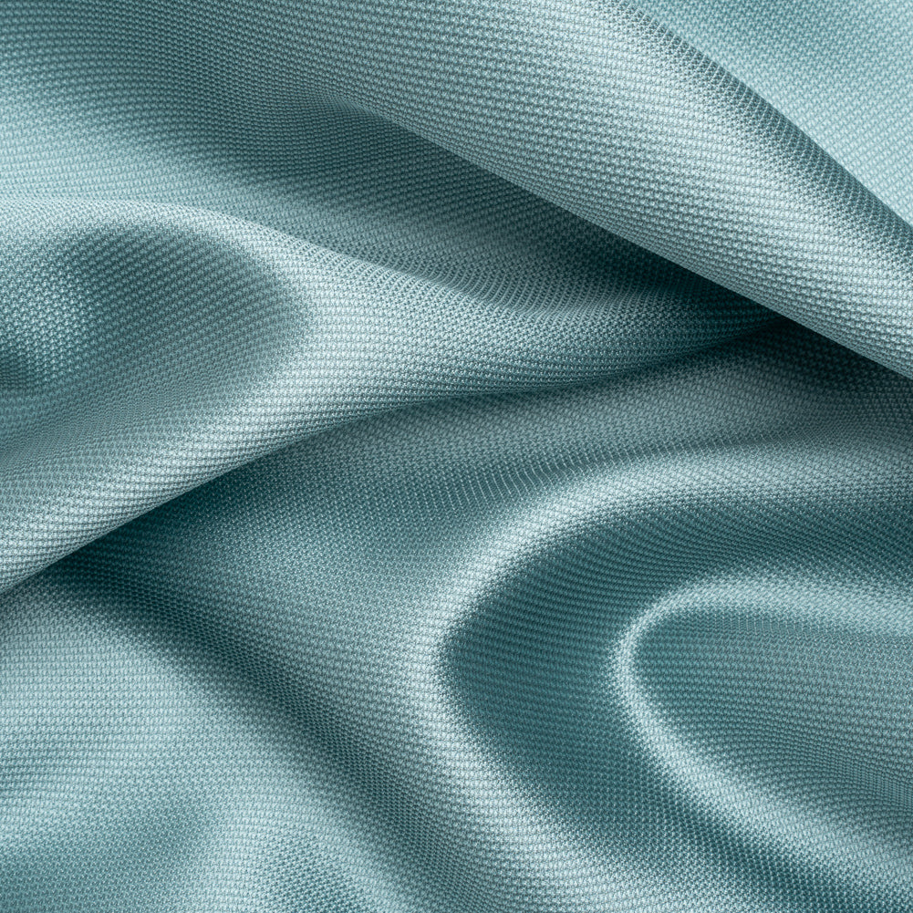 Polyester and Silk Mikado Pique Made in Italy - Cameo Blue - Premium Collection - Joann Fabrics