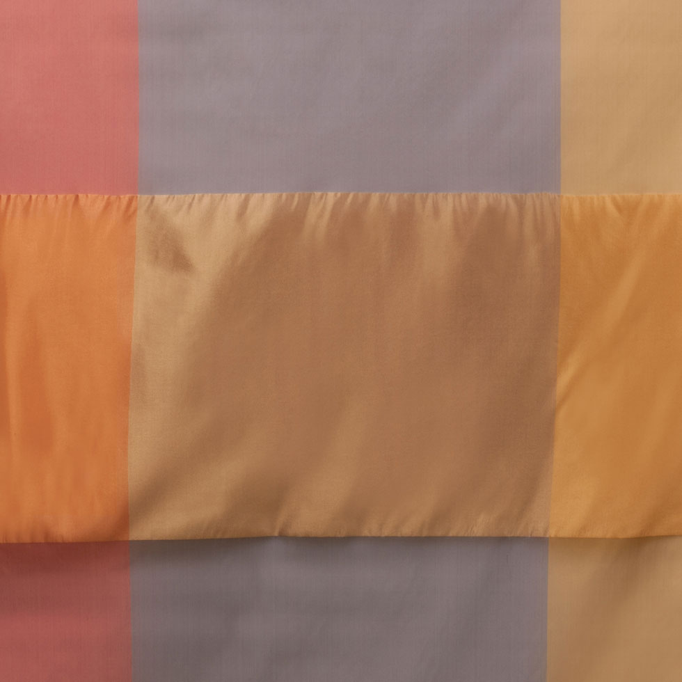 Orange & Red Armani Silk Panel - Joann Fabrics