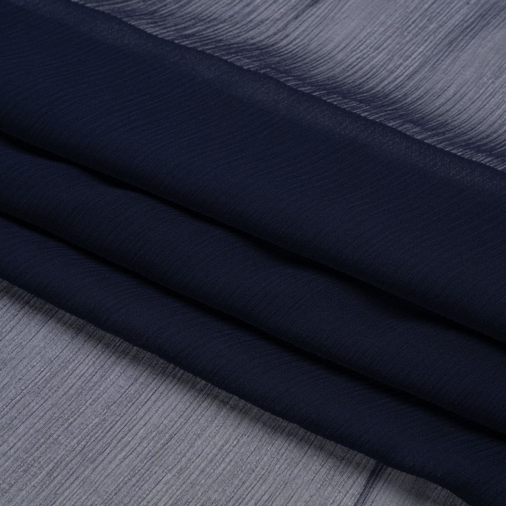 Crinkled Silk Chiffon - Navy - Premium Collection - Joann Fabrics