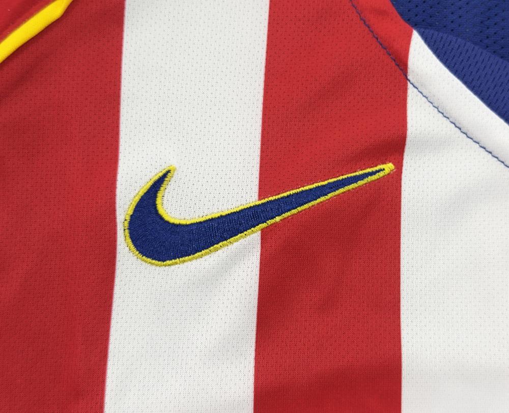 2004/2005 Retro Atletico Madrid Home Soccer Jersey 1:1 Thai Quality
