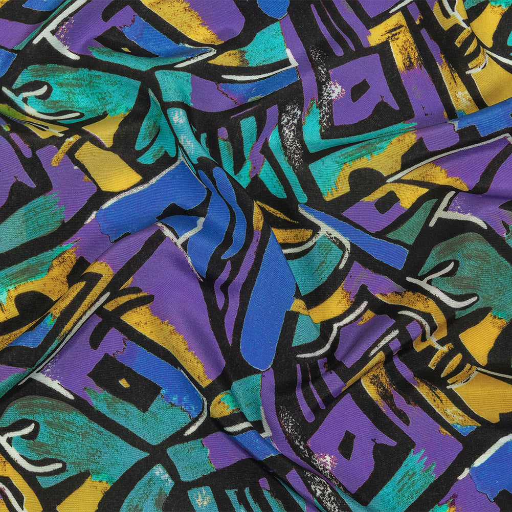 Mood Exclusive Graffiti Alley Viscose Poplin - Joann Fabrics