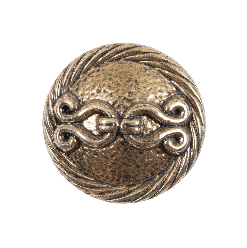 Gold Metal Coat Button - 40L/25.5mm - Joann Fabrics