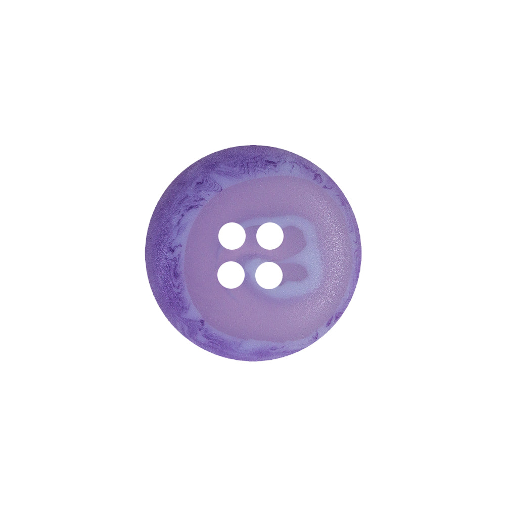 Transparent and Lilac Swirl 4-Hole Low Convex Top Button - 28L/18mm - Joann Fabrics