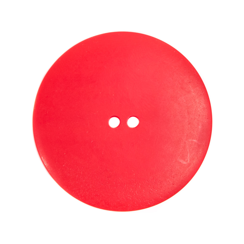 Plastic 2-Hole Button Made in Italy - 44L/28mm - Red and Pink Woodgrain with Ovals - Joann Fabrics
