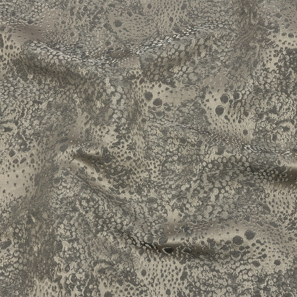 Metallic Drapery Jacquard - Fossil Pebbly Spots - British Imported - Joann Fabrics
