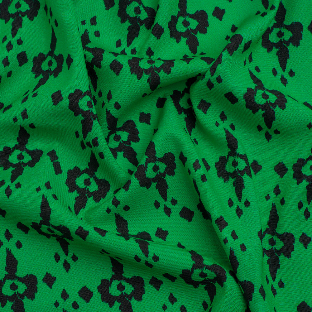 Mood Exclusive Seeing Green Stretch Sustainable Rayon Batiste - Joann Fabrics