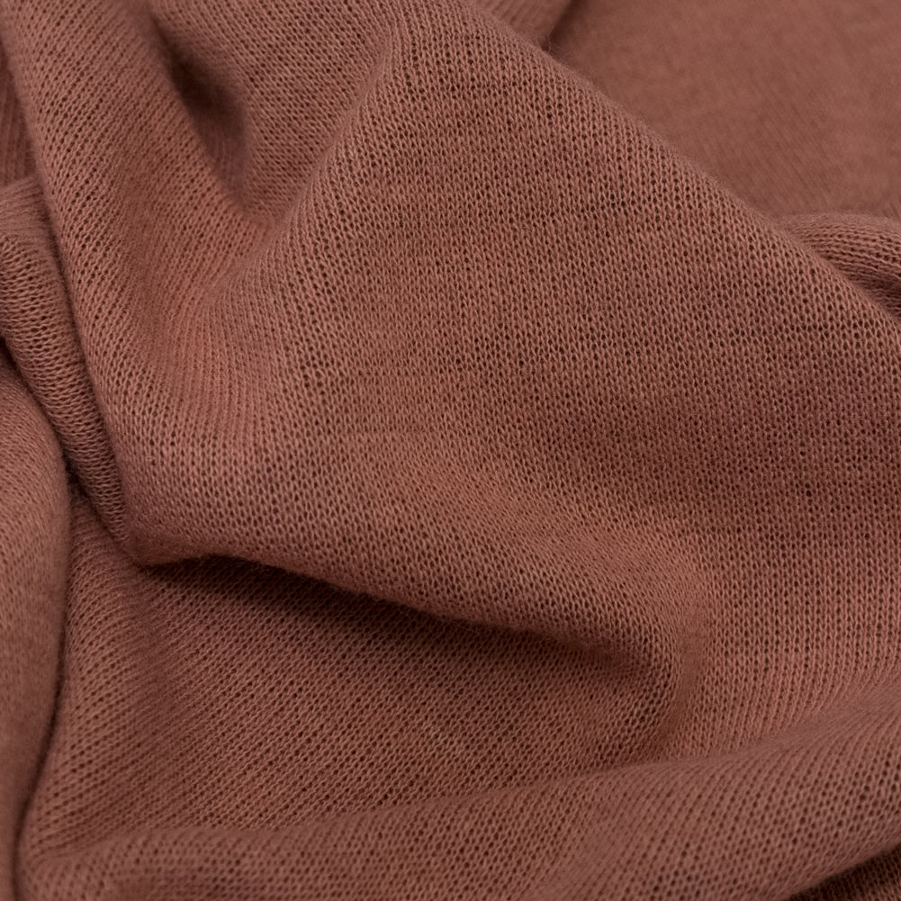 Italian Salmon and Brown Reversible Wool Double Knit - Joann Fabrics
