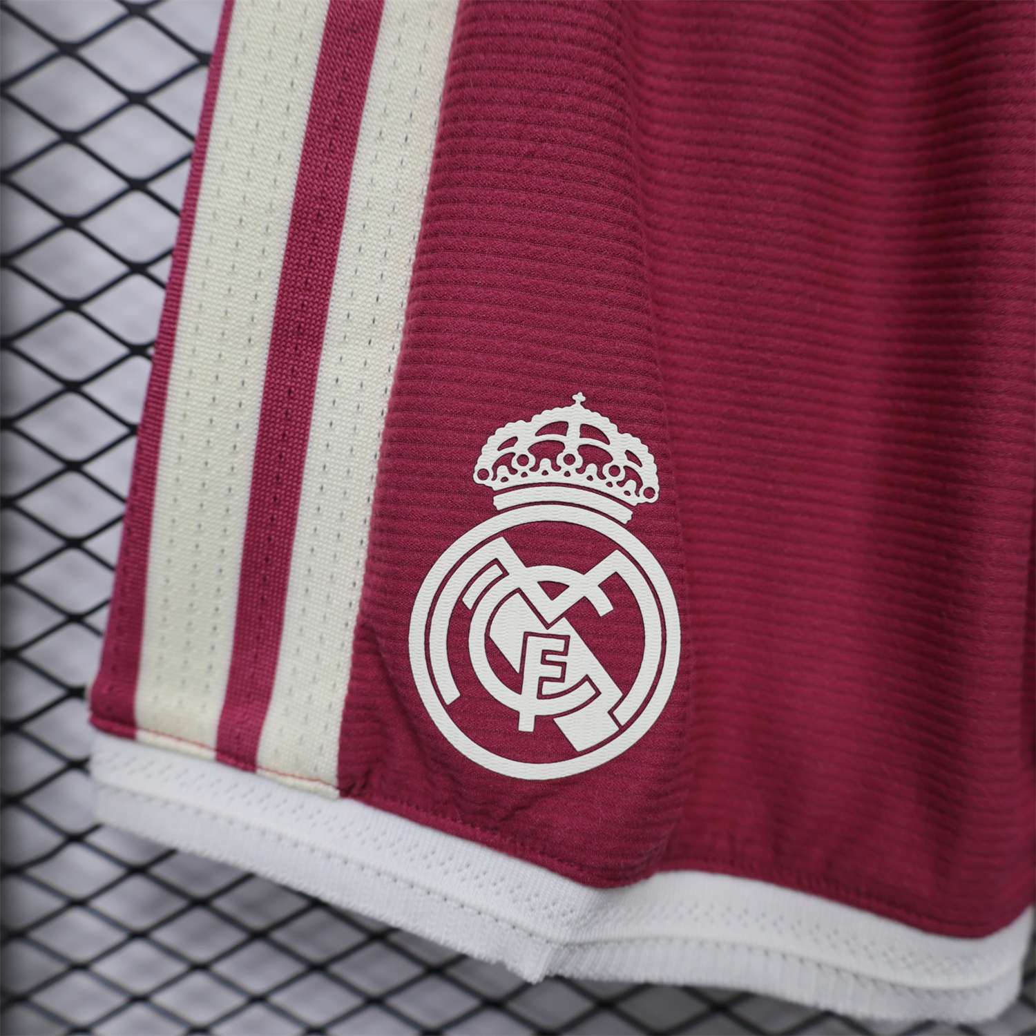 Real Madrid 26-27 Away Red Shorts - Player Version - UnitedFutballJersey