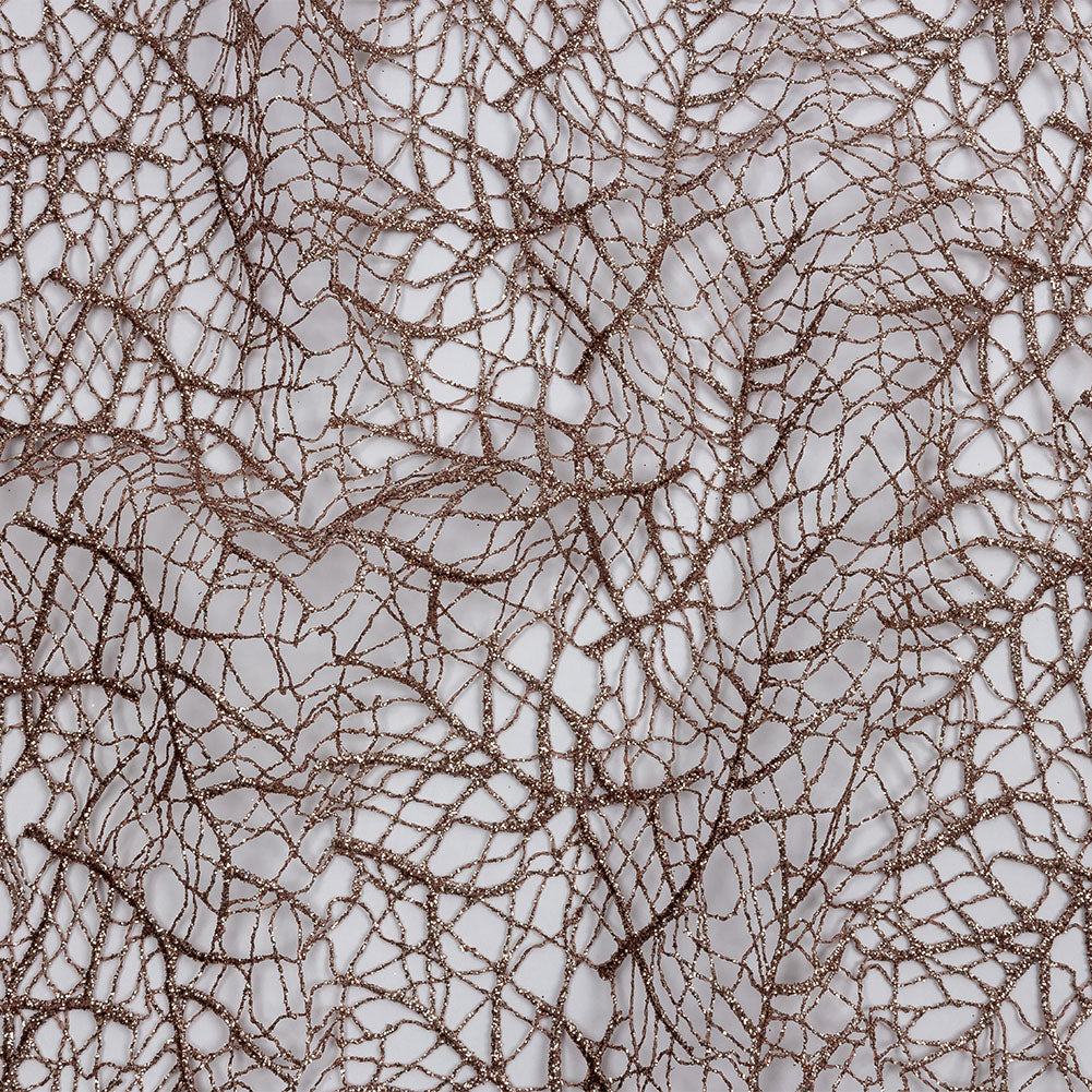 Guipure Lace with Glitter - Rose Webbed Branches - Joann Fabrics