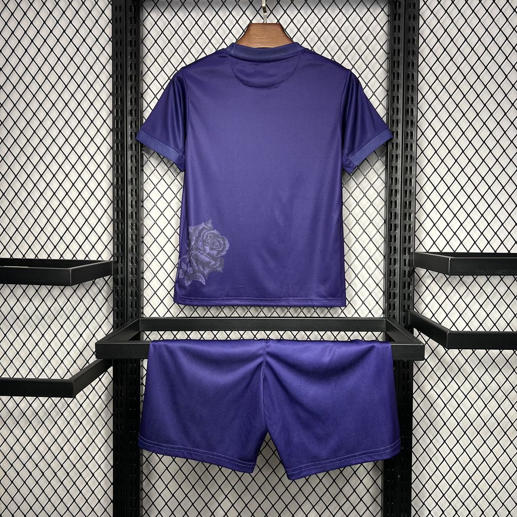 2024/2025 Real Madrid Y-3 Special Edition Purple Football Shirt 1:1 Thai Quality Kids Size