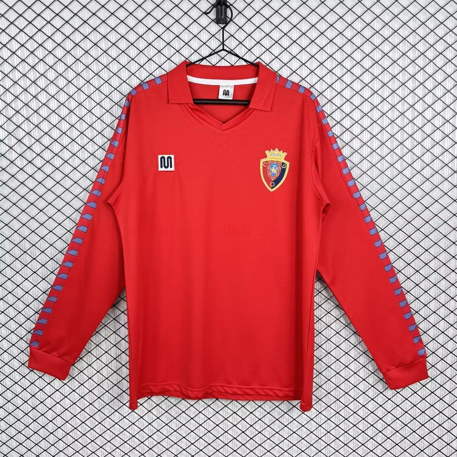 Retro Osasuna 1983-84 Home Long Sleeves Jersey - UnitedFutballJersey