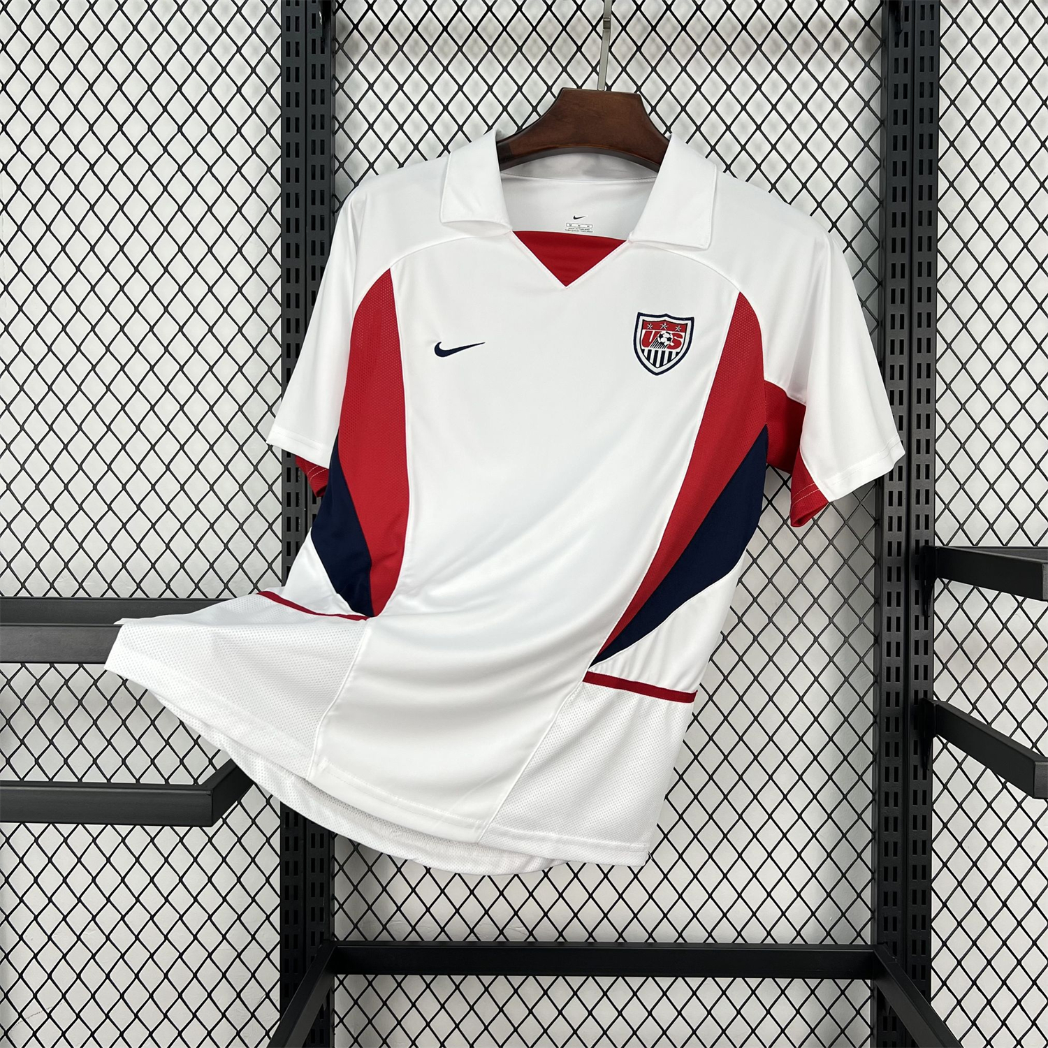 Retro United States USA 2002 Home Jersey - UnitedFutballJersey