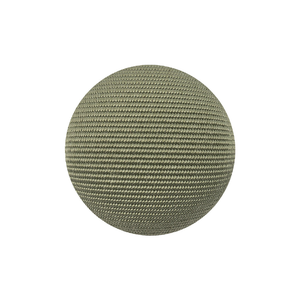 Oil Green Ottoman Fabric Covered Domed Cotton Blend Sew On Button - 38L/24mm - Joann Fabrics