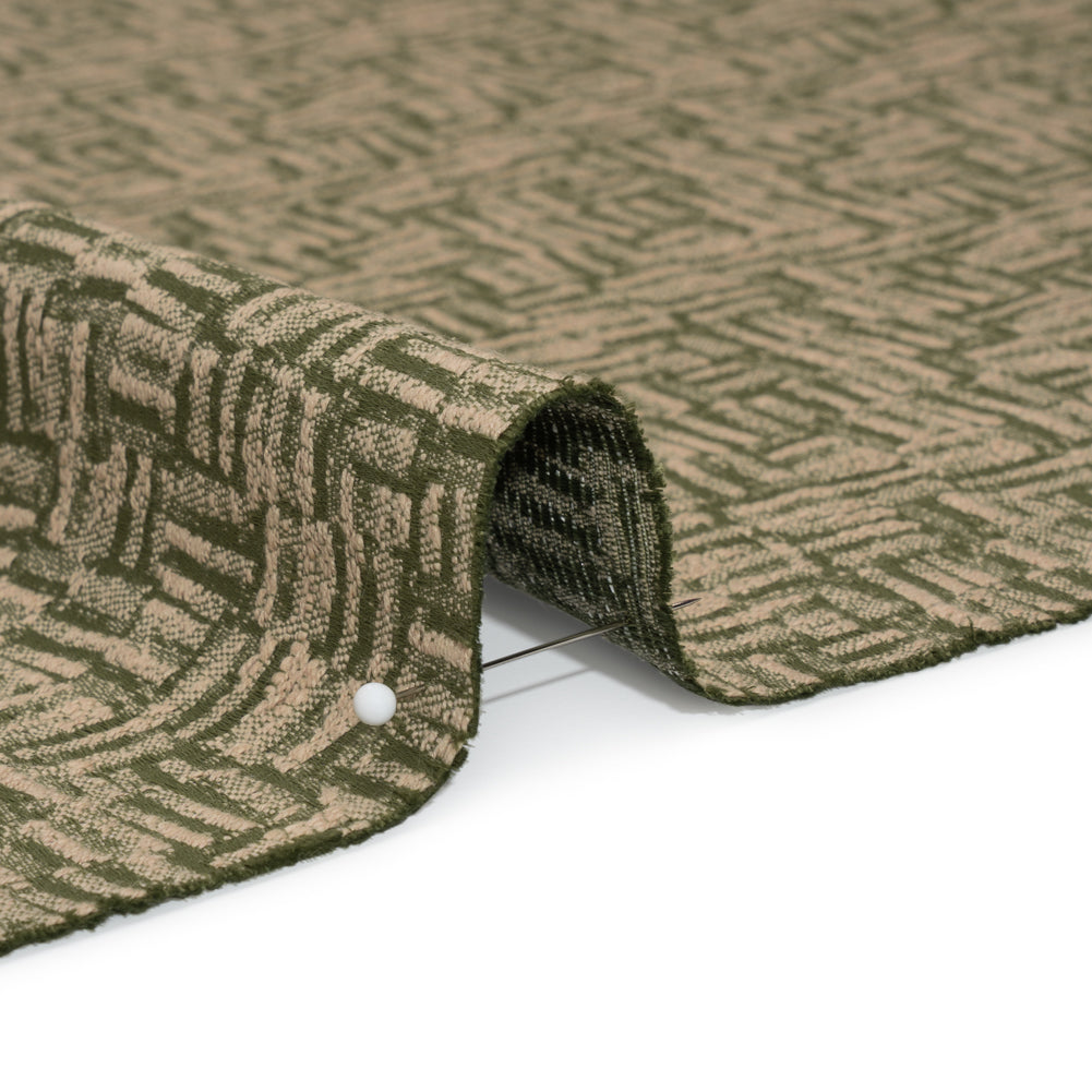 Recycled Polyester and Cotton Drapery Jacquard - Ivy Little Lines - British Imported - Joann Fabrics