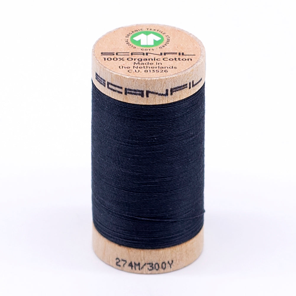 SCANFIL® 30wt Organic Pima Cotton Thread 300 yds - 4846 Midnight Navy - Joann Fabrics