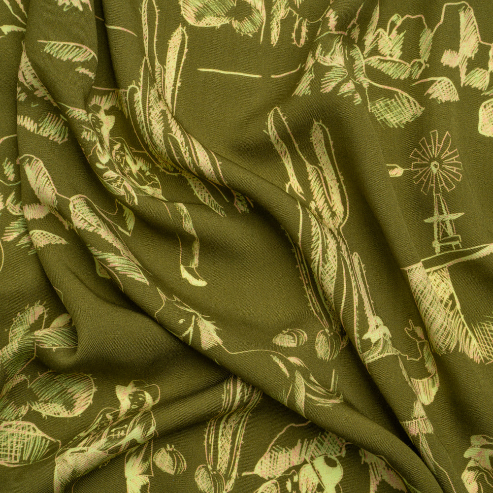 Mood Exclusive Santa Fe Freedom Viscose Twill - Joann Fabrics