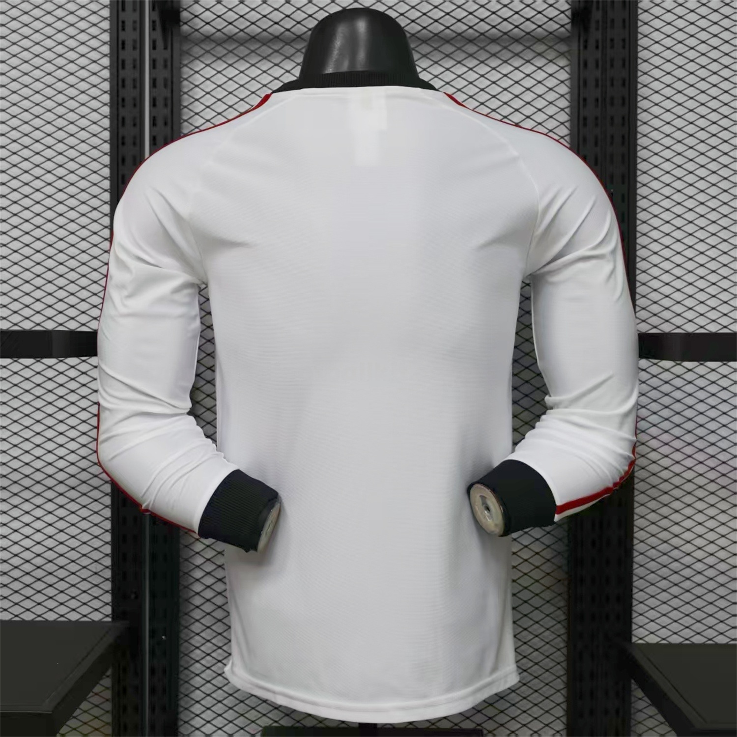 Manchester United 26-27 White Casual Long Sleeves Jersey - Player Version - UnitedFutballJersey