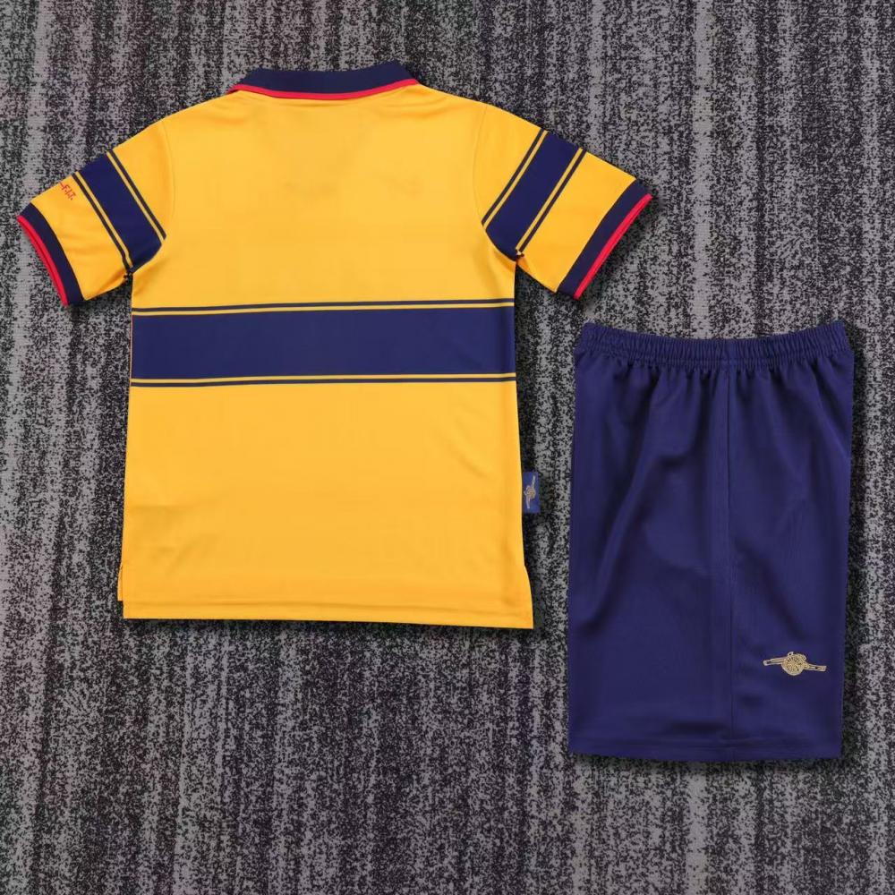 1997-1999 Retro Arsenal Away Football Shirt 1:1 Thai Quality Kids Size