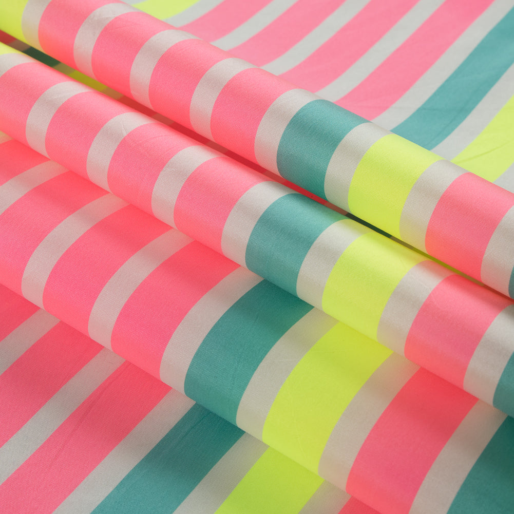 Striped Taffeta - Fluorescent Pink - Joann Fabrics