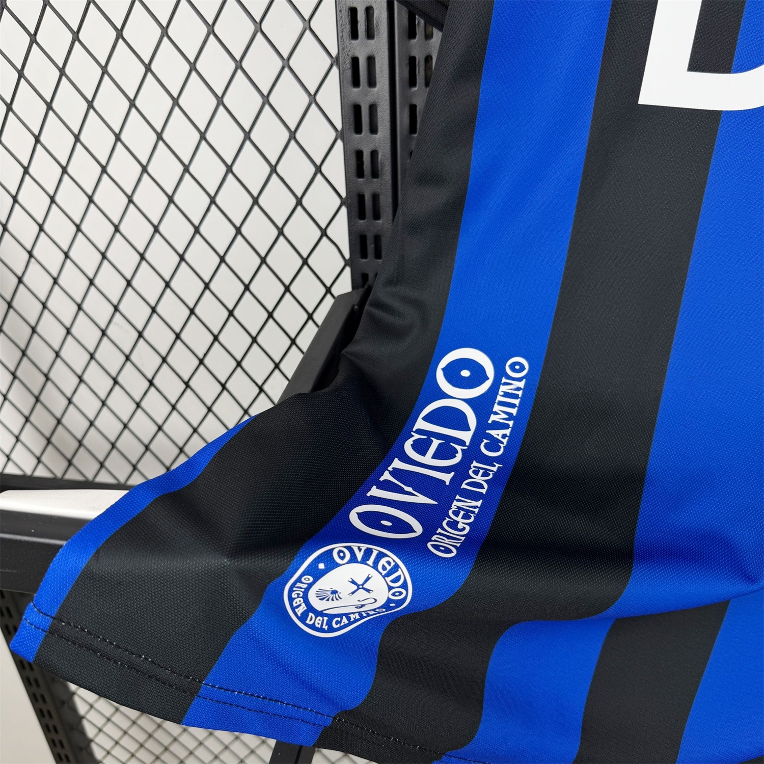Real Oviedo 25-26 Deep Black With Royal Blue 100th Anniversary Jersey - Fans Version - UnitedFutballJersey