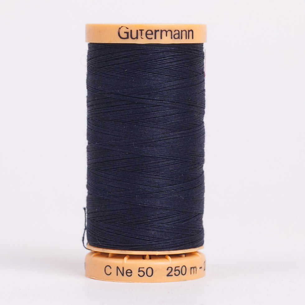 Gutermann Natural Cotton Thread 250m - 6210 Charcoal Navy - Joann Fabrics