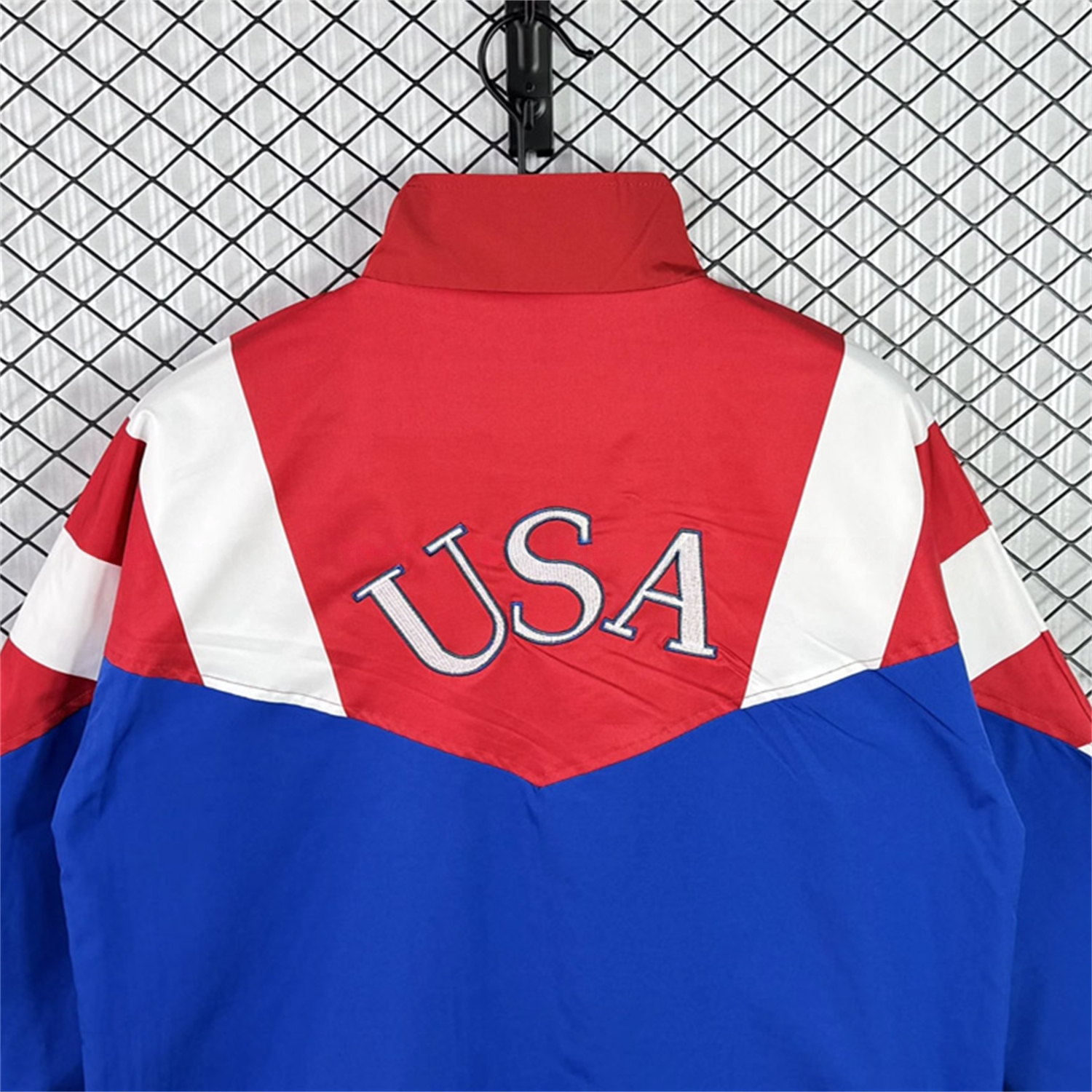 Retro United States USA 1994 Windbreaker - Blue With Red - UnitedFutballJersey