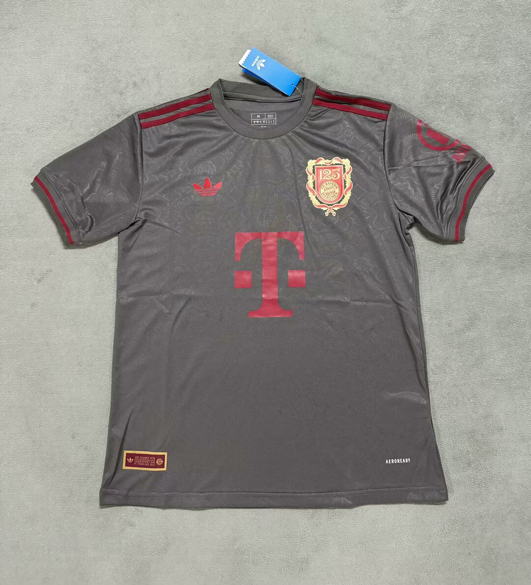 2025/2026 Bayern Munich 125th Anniversary Edition Grey Football Jersey 1:1 Thai Quality