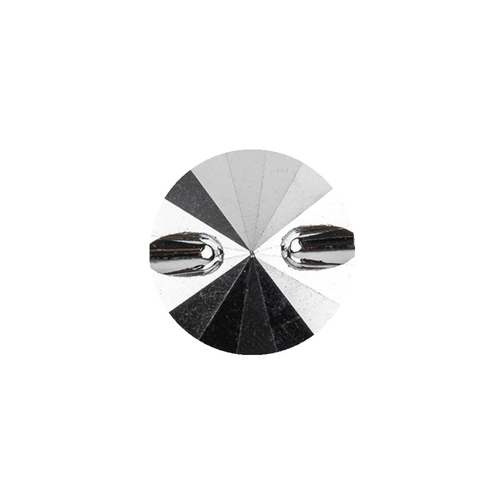Vintage Swarovski Vitrail Medium and Silver Unfoiled Self Back Button - 25L/16mm - Joann Fabrics