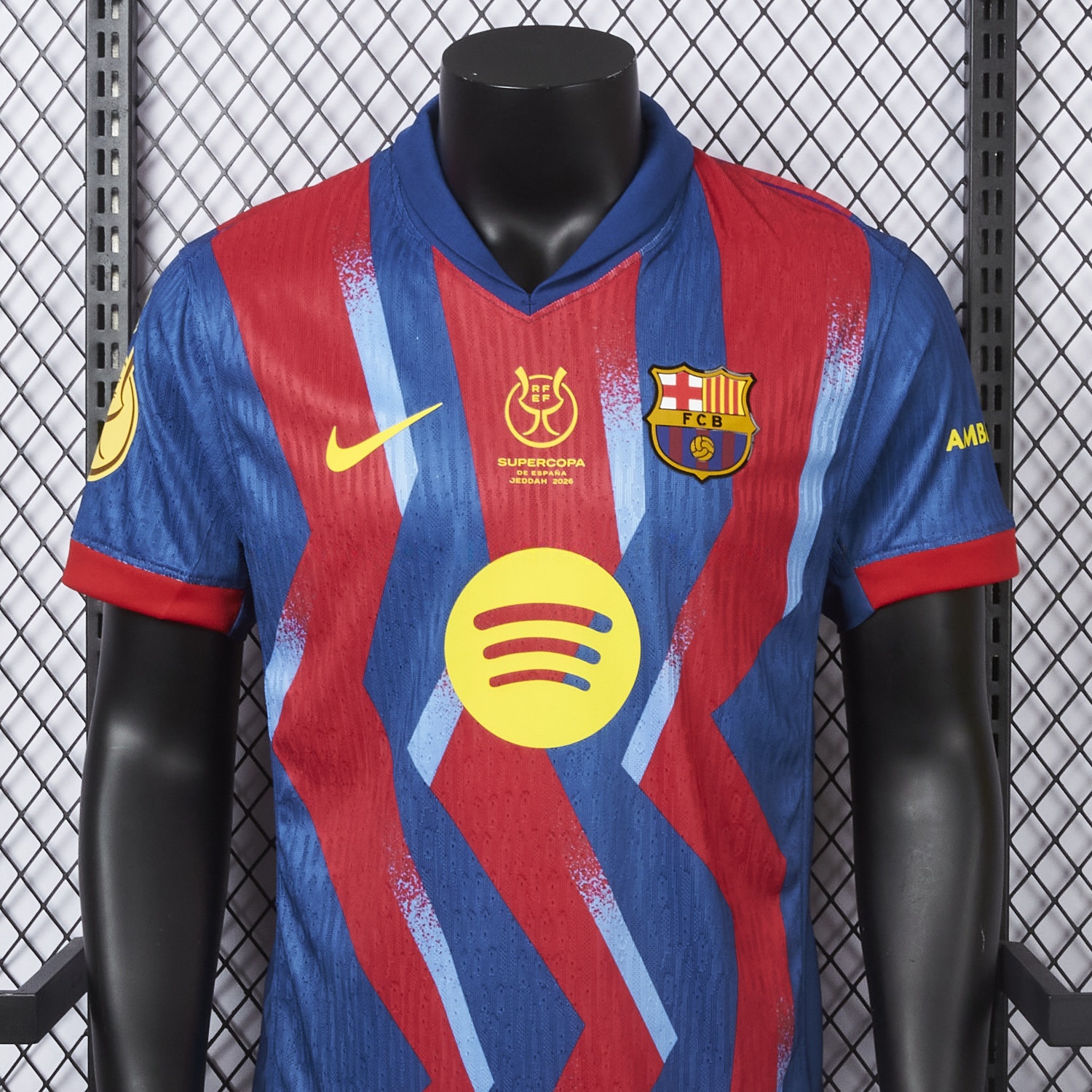 Barcelona 25-26 Supercopa De España Fourth Jersey - Player Version - UnitedFutballJersey