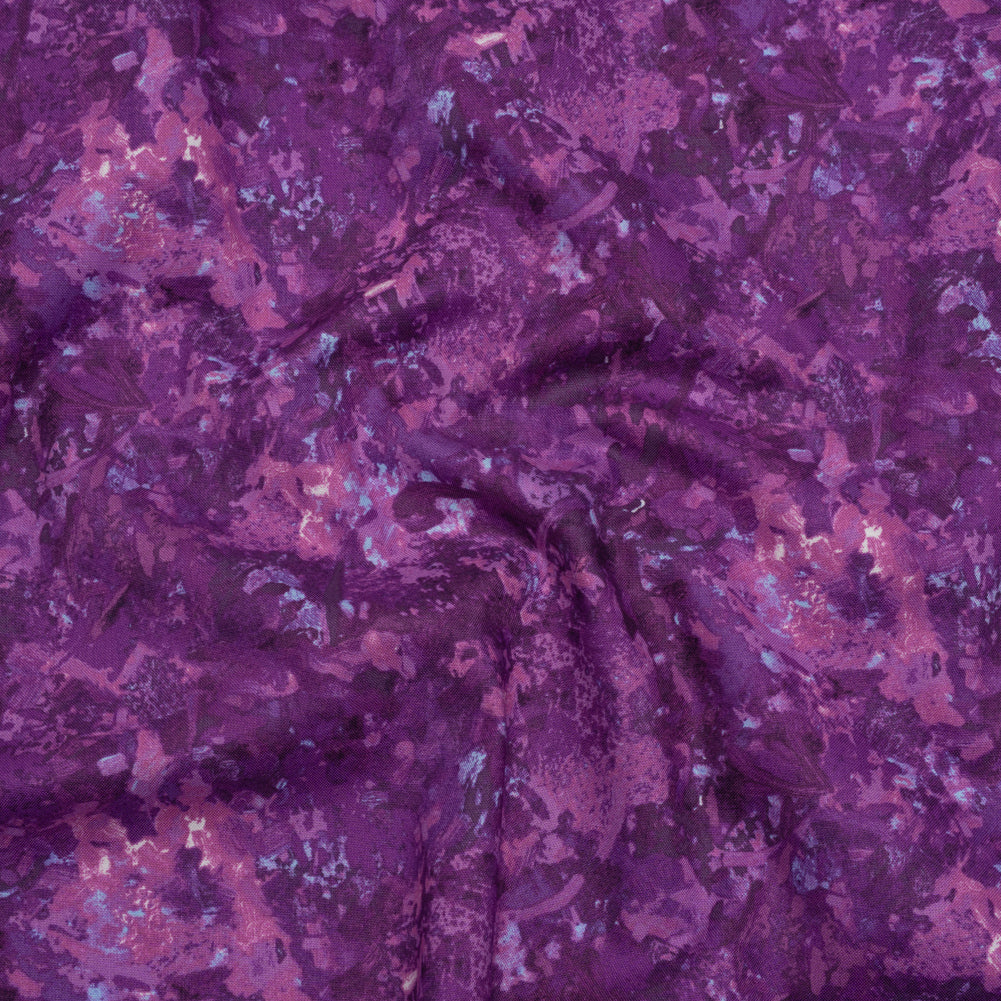 Printed Quilting Cotton by Deborah Edwards for Northcott Studio - Magenta Painterly Abstract - Chroma Collection - Joann Fabrics