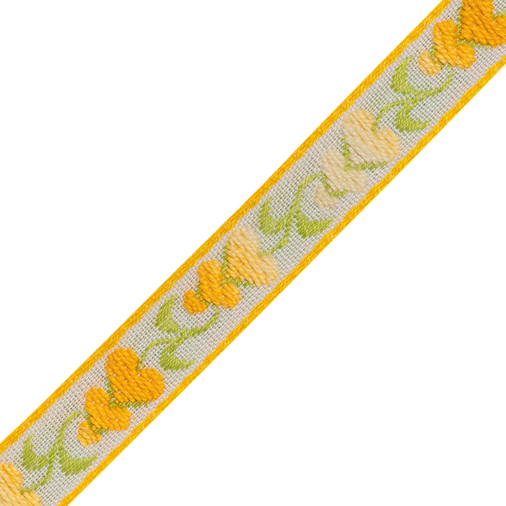 Cotton Jacquard Ribbon - 0.5