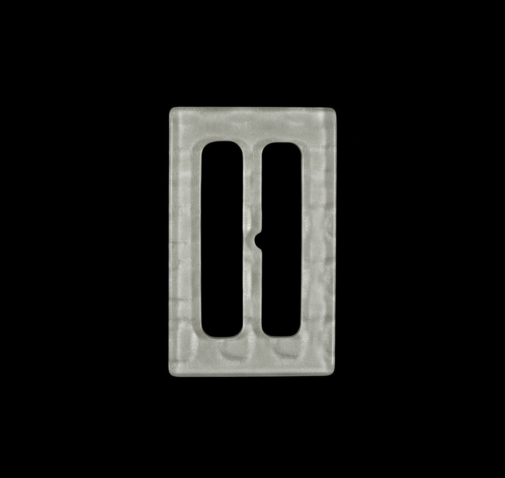 Ivory Rectangular Plastic Buckle - 2