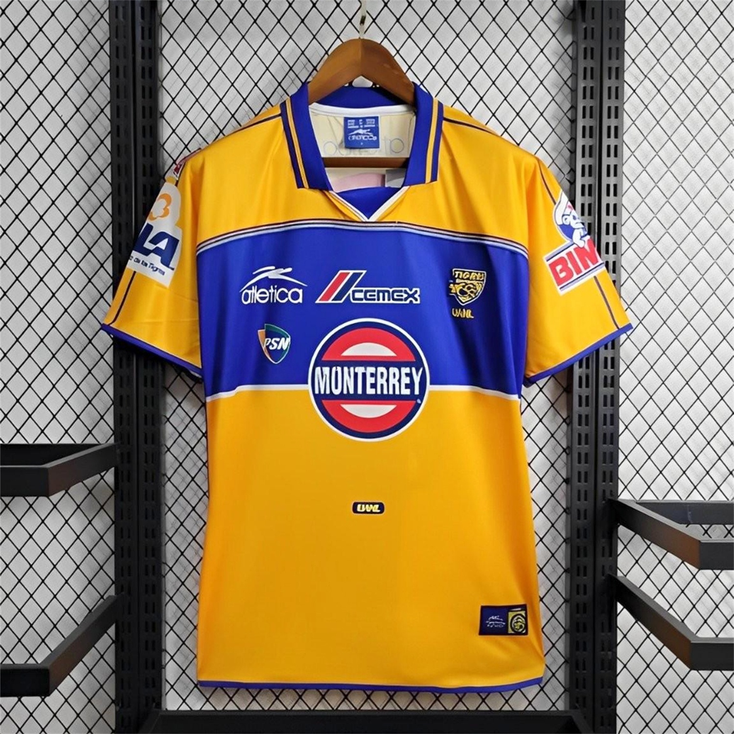 Retro Tigres UANL 2000-01 Home Jersey - UnitedFutballJersey