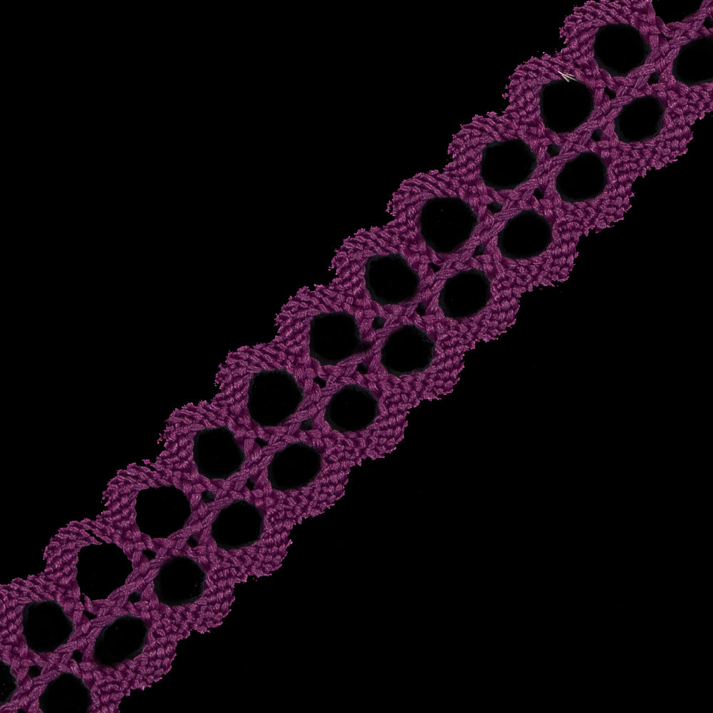 Magenta European Crochet Trim - 0.75