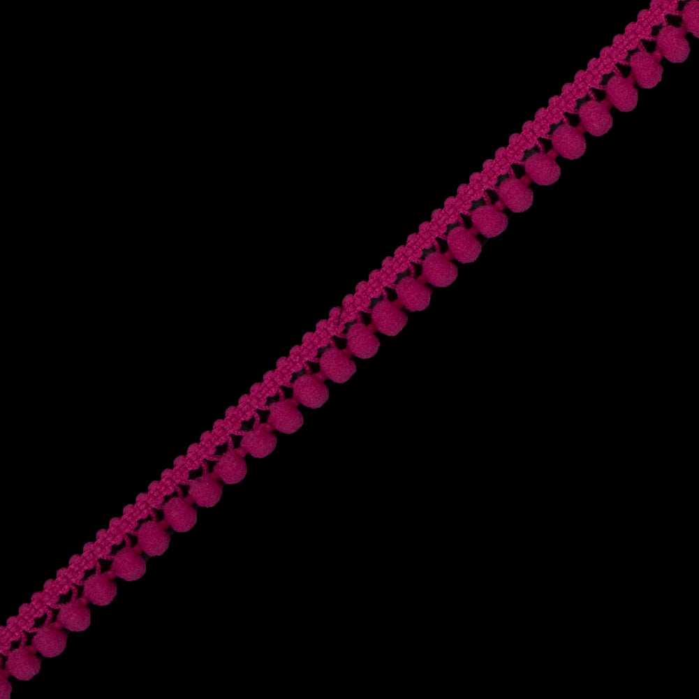 European Fuchsia Single Row Mini Pom Pom Trim - Joann Fabrics