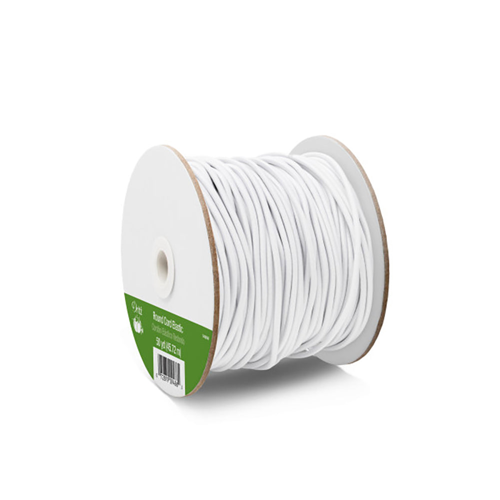 Dritz Round Cord Elastic - White - 50yds - Joann Fabrics