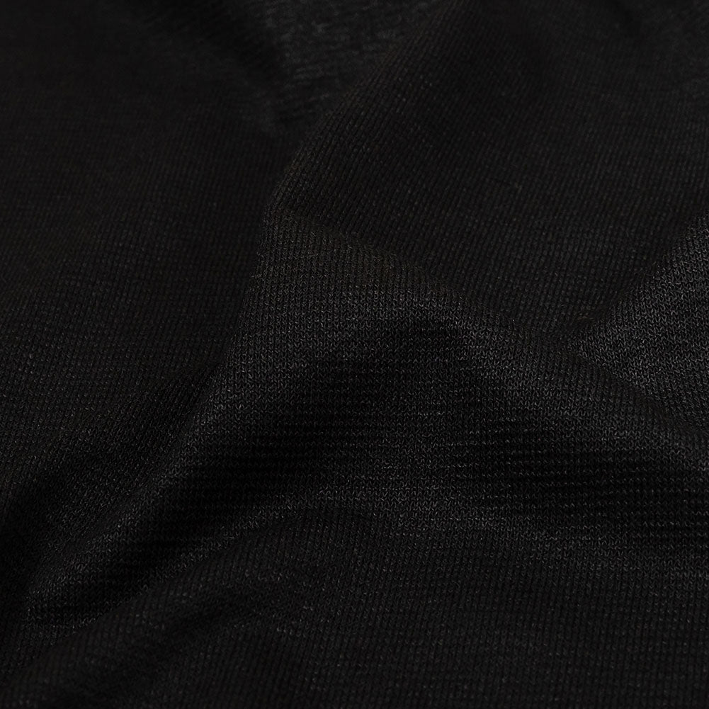 Black Slubbed Stretch Rayon Jersey - Joann Fabrics