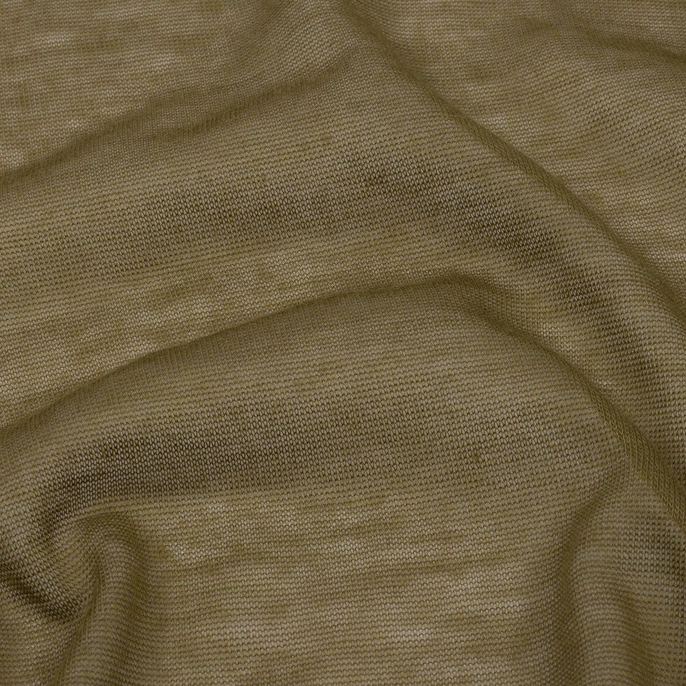 Famous Designer Army Green Featherweight Viscose and Cotton Jersey - Joann Fabrics