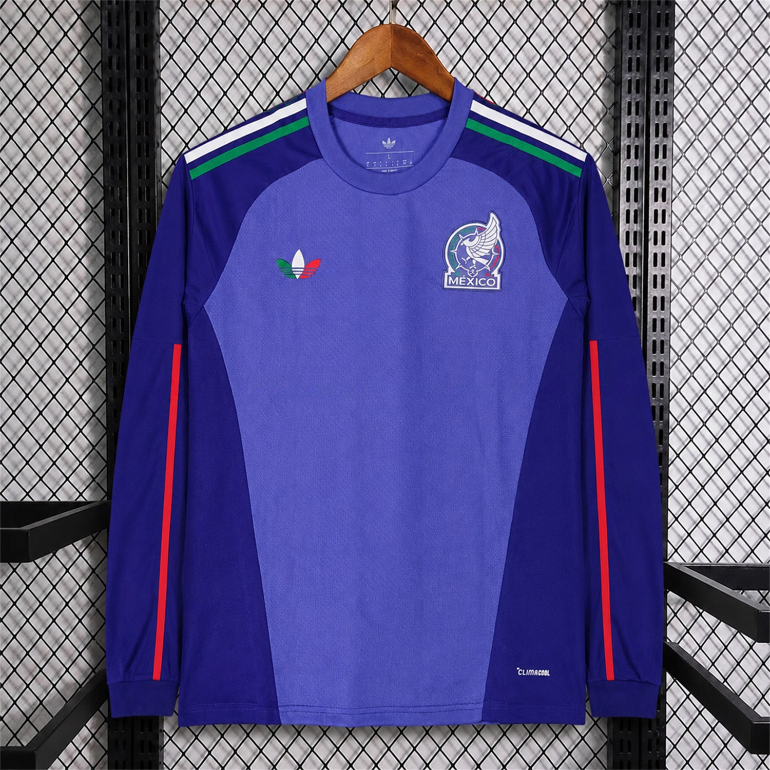 Mexico 2026 Goalkeeper Blue Long Seelve Jersey - Fans Version - UnitedFutballJersey