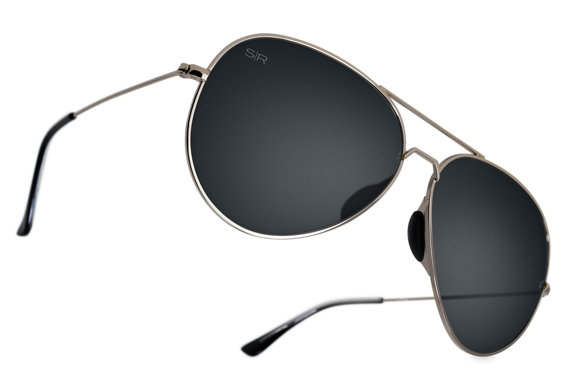 Tangle Free Aviator – Blackout Polarized